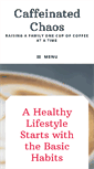 Mobile Screenshot of caffeinatedchaos.com