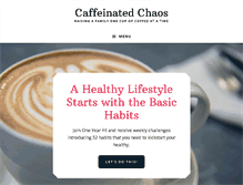 Tablet Screenshot of caffeinatedchaos.com